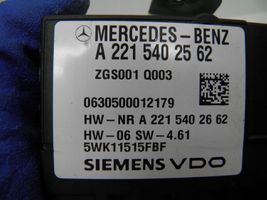 Mercedes-Benz S W221 Sterownik / Moduł pompy wtryskowej A2215402562