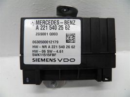 Mercedes-Benz S W221 Unité de commande / module de pompe à carburant A2215402562