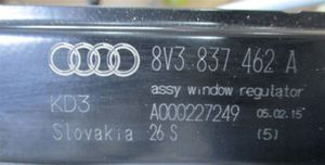 Audi A3 S3 8V Elektryczny podnośnik szyby drzwi 8V3837462A