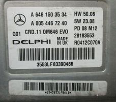Mercedes-Benz C W204 Moottorin ohjainlaite/moduuli (käytetyt) A6461503534