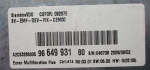 Citroen C5 Monitori/näyttö/pieni näyttö 9664993180