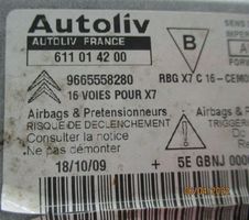 Citroen C3 Centralina/modulo airbag 9665558280