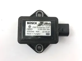 Audi A4 S4 B6 8E 8H Capteur de vitesse de lacet d'accélération ESP 8E0907637A