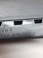 Volkswagen Golf VI Rivestimento modanatura del vetro della portiera posteriore 5K6839901B