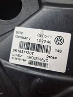 Volkswagen Golf VI Meccanismo di sollevamento del finestrino anteriore senza motorino 5K0837462D