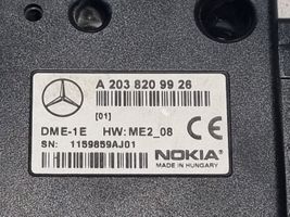 Mercedes-Benz E W210 Puhelimen käyttöyksikkö/-moduuli A2038209926