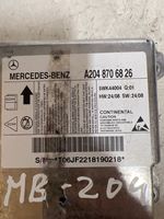 Mercedes-Benz C W204 Airbag control unit/module A2048706826