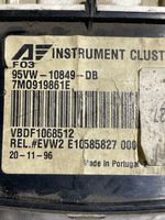 Ford Galaxy Tachimetro (quadro strumenti) 7M0919861E