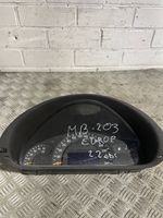 Mercedes-Benz C W203 Compteur de vitesse tableau de bord A2035403911