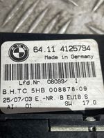 BMW 3 E46 Gaisa kondicioniera / klimata kontroles / salona apsildes vadības bloks (salonā) 4125794