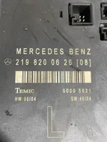 Mercedes-Benz CLS C219 Unité de commande module de porte 2198200626