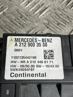 Mercedes-Benz E C207 W207 Polttoaineen ruiskutuspumpun ohjainlaite/moduuli A2129003508