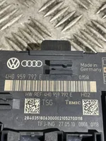 Audi A8 S8 D4 4H Durų elektronikos valdymo blokas 4H0959792E