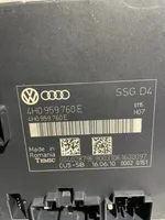 Audi A8 S8 D4 4H Unidad de control del asiento 4H0959760E