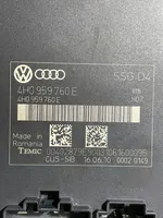 Audi A8 S8 D4 4H Sėdynės valdymo blokas 4H0959760E