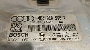 Audi A8 S8 D3 4E Calculateur moteur ECU 4E0910560P