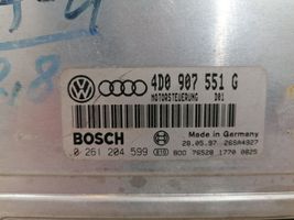 Audi A4 S4 B5 8D Sterownik / Moduł ECU 4D0907551G