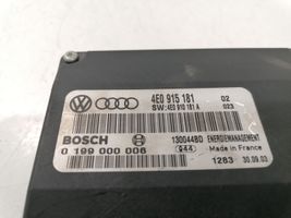 Audi A8 S8 D3 4E Module de contrôle de batterie 4E0915181