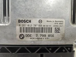 BMW 7 E65 E66 Sterownik / Moduł ECU 0281012707