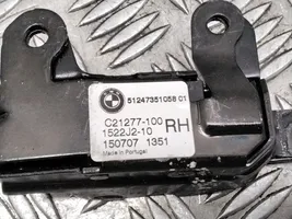 BMW X5 F15 Takaluukun lukon salvan moottori 51247351058