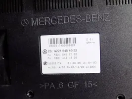 Mercedes-Benz S W221 Skrzynka bezpieczników / Komplet a2215454932