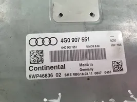Audi A6 C7 Moottorin ohjainlaite/moduuli 4G0907551