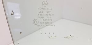 Mercedes-Benz ML W163 Etuoven ikkunalasi, neliovinen malli A1637200218