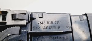 Seat Alhambra (Mk1) Boczna kratka nawiewu deski rozdzielczej 7M3819704