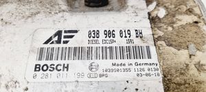 Seat Alhambra (Mk1) Kit centralina motore ECU e serratura 038906019BH