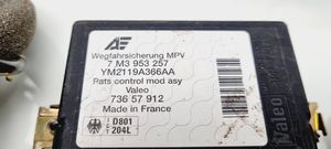 Seat Alhambra (Mk1) Kit centralina motore ECU e serratura 038906019BH