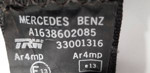 Mercedes-Benz ML W163 Ceinture de sécurité arrière A1638602085