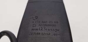 Mercedes-Benz A W176 Rear seatbelt buckle A1768600369