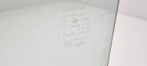 Toyota Prius (XW20) Vitre de fenêtre porte avant (4 portes) 