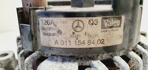 Mercedes-Benz C W203 Generaattori/laturi A0111548402