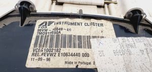 Seat Alhambra (Mk1) Komputer / Sterownik ECU i komplet kluczy 028906021P