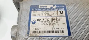 Volvo S40, V40 Juego de cerradura y set ECU del motor 7700868321