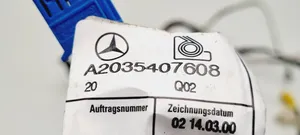 Mercedes-Benz C W203 Wiązka przewodów drzwi przednich A2035407608