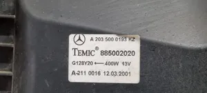 Mercedes-Benz C W203 Set del radiatore A2035000193KZ