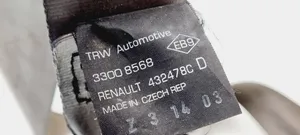 Renault Scenic I Front seatbelt 432478C