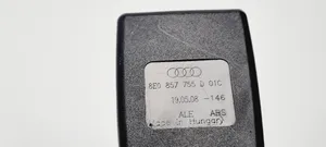 Audi A6 S6 C6 4F Fibbia della cintura di sicurezza posteriore 8E0857755D