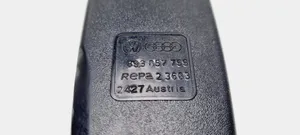 Audi 80 90 B3 Fibbia della cintura di sicurezza anteriore 893857755