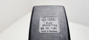 Audi 80 90 B3 Etuistuimen turvavyön solki 893857755