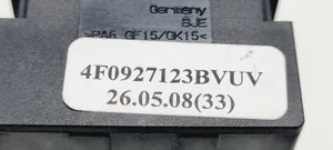 Audi A6 S6 C6 4F Paneļa apgaismojuma regulēšanas slēdzis 4F0927123BVUV