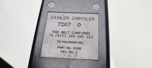 Dodge RAM Middle seatbelt (rear) P1CG661J3AA