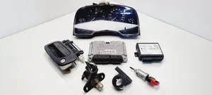 Opel Zafira A Kit centralina motore ECU e serratura 09228757