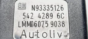 Opel Meriva A Klamra tylnego pasa bezpieczeństwa 54242896C