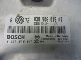 Volkswagen Bora Kit calculateur ECU et verrouillage 038906019AT