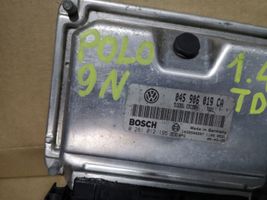 Volkswagen Polo IV 9N3 Kit centralina motore ECU e serratura 045906019CA