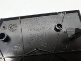 Seat Alhambra (Mk1) Maskownica głośnika bocznego deski rozdzielczej 7M3857227A