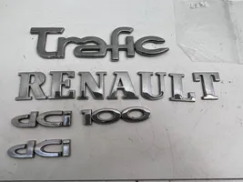 Renault Trafic II (X83) Ražotāja plāksnīte / modeļa burti 